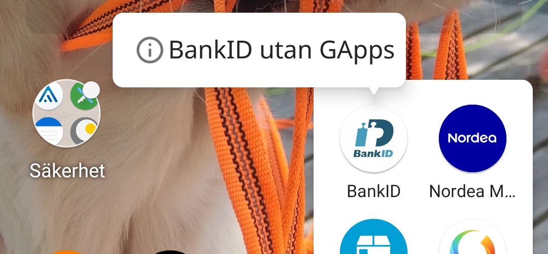 Skärmbild av BankID appen